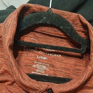 Marc Anthony Luxury Brick Red Shirt